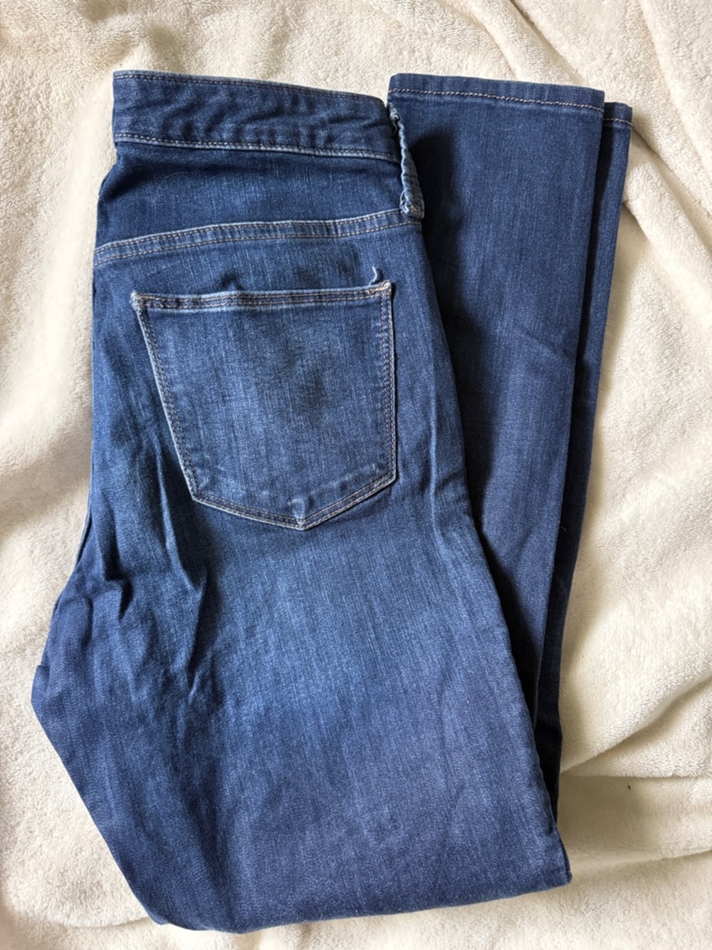 High Rise Skinny Blue Jeans - Picture 4 of 4